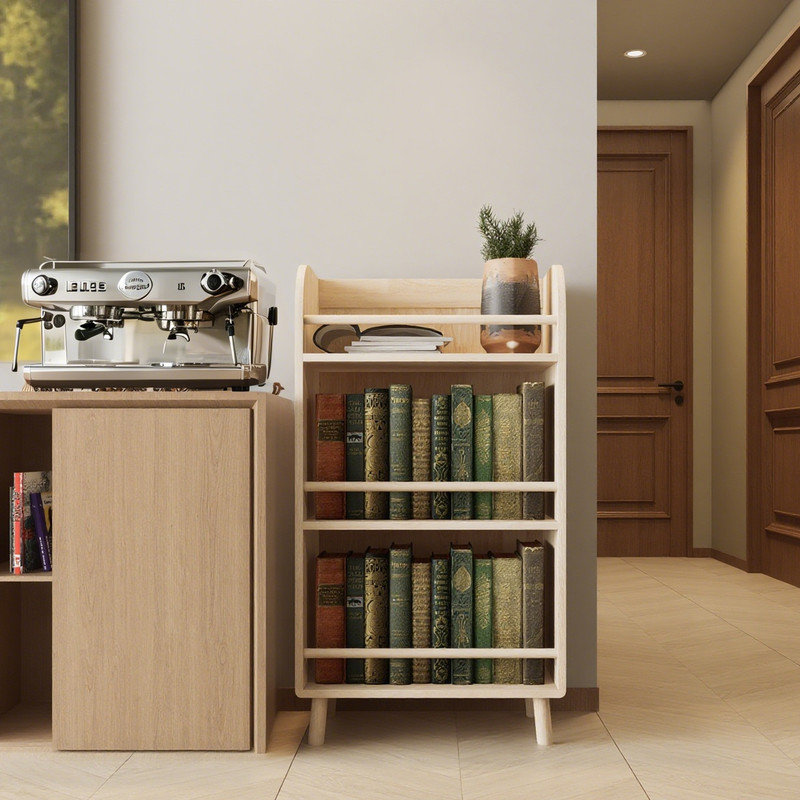 81cm H x 50cm W Solid Wood Bookcase