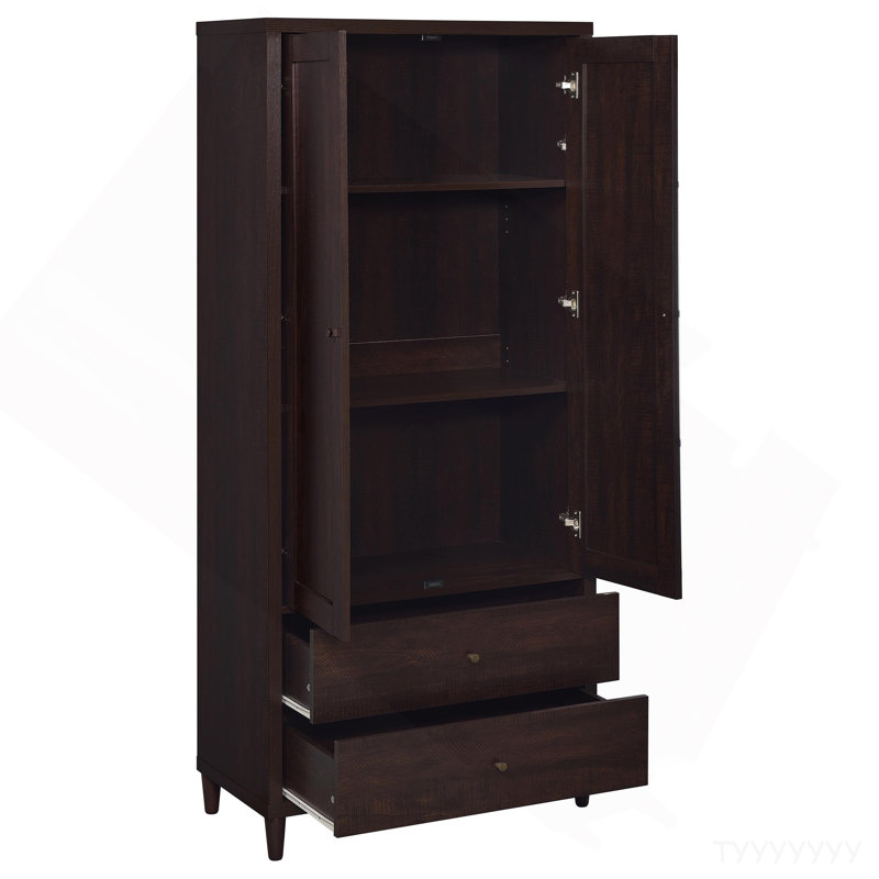 Armoire d'appoint 2 tiroirs Nestor