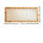 Rustic Walnut Mirror, 43.3 x 19.7 inches | 100% Pine Solid Wood, Wall-Mountable | Adjustable for Horizontal & Vertical Display | Ideal for Entryways, Living Rooms & Bedrooms - Elegant & Durable Design-279526494-279526489