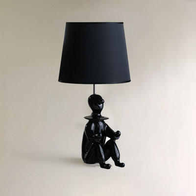  Modern Black Clown Table Lamp