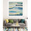 Blue Fence 2 Print by H. Scott