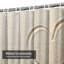 Rideau de douche avec 12 crochets Heart Coast-271898653