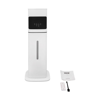 Humidificateur ultrasonique à vapeur froide 8L avec télécommande et affichage à DEL, humidificateur d'air à remplissage silencieux pour chambre à coucher, bureau et maison