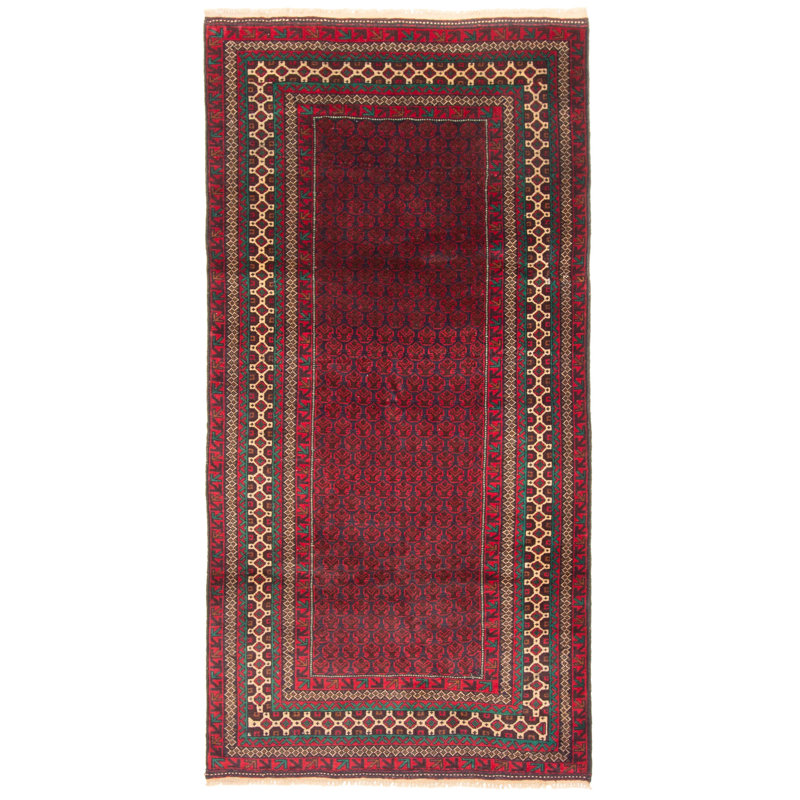 Teimani Red Rug 3'1" x 6'4"