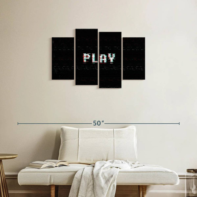Senne Play Typography, 22" H x 36" W