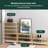 12 Pair Stackable Shoe Rack-530653048