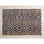 Tapis bleu/beige à rayures diamond handwoven Rieke