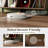 Chasse 49.6" Modern Dark Walnut Console Table