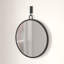Miroir d'appoint rond Stopwatch - l 30 po x H 30 po - noir-226658572-143199858-143199859