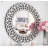 Freelon 17.71" Crystal Accent Round Small Wall Mirror