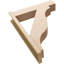 Bois de cèdre brut Funston Block TimberThane Perspector, brun clair apprêté-89129115