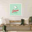 Colombe paisible sur Terre - Affiche murale hivernale rétro et vintage-409981304