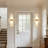 2-Light Gold Glass Wall Sconce-895217440
