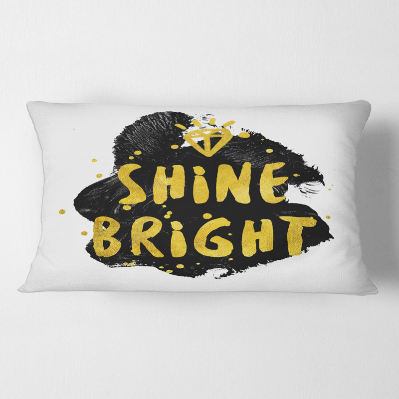 Shine Bright - Coussin imprimé Glam