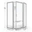 Cabine de douche de luxe à cadre néo-angle H 68,6 po Deluxe-151529620