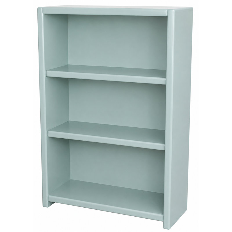 McKaylah Bookcase, Light Blue, (2 Shelf) 48” H x 32” W x 13” D