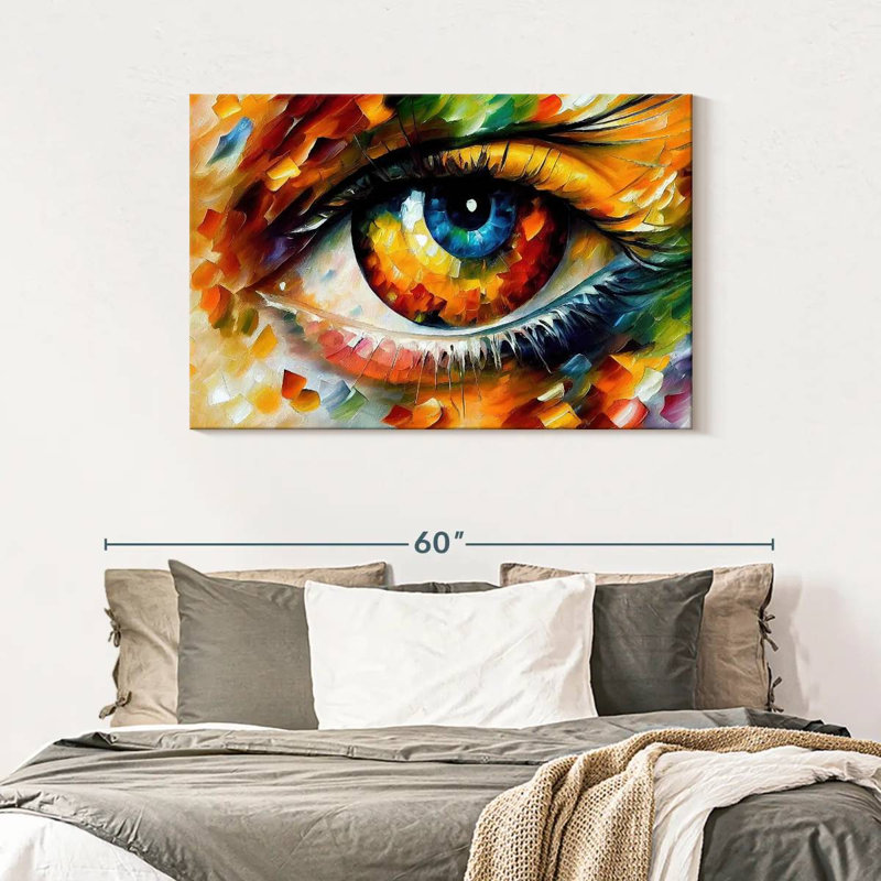 Leisha Eye I, 30" H x 45" W