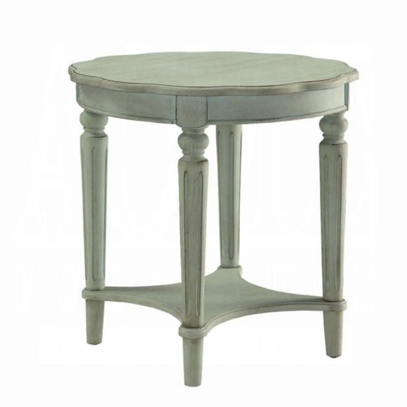 Fordon End Table,  Antique Green
