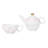 kate spade new york 16 fl. oz. Stovetop Safe Porcelain China Teapot Set Teapot For