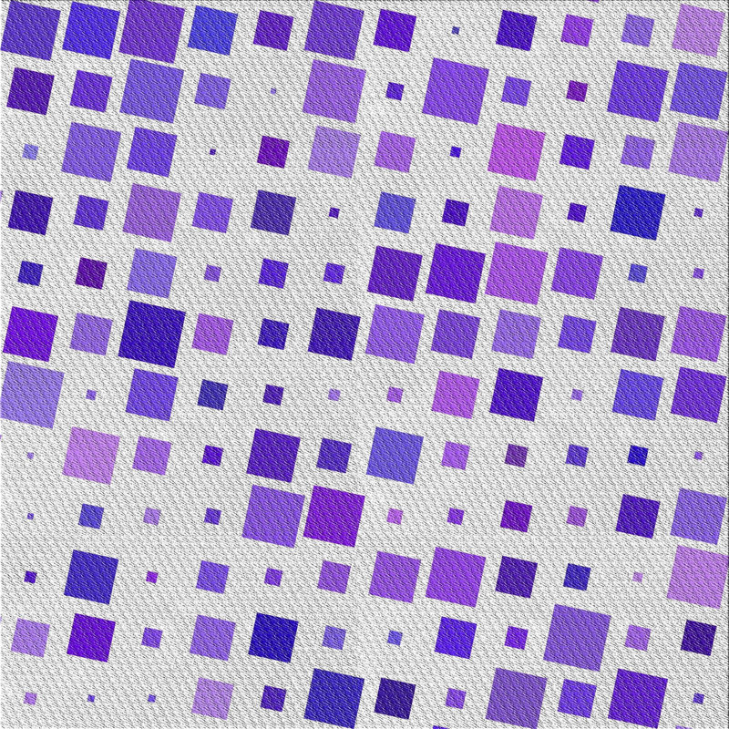 Tapis décoratif mauve géométrique, Carré 3 pi