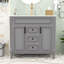 Ensemble de meuble-lavabo simple autoportant avec lavabo et rangement Elliesha-476982493