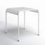 Table de salle à manger d'extérieur en acier l 28 po x P 28 po Abra-512579220
