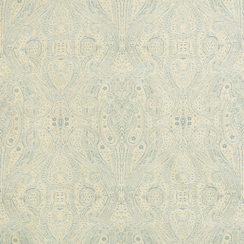 Guaranteed in Stock Fabric, Beige/Light Teal