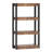 1 Pcs 4 Tier Bookshelf Wooden Bookcase With Dual Anti-tipping Kits Open Shelving Unit Natural-1677617672