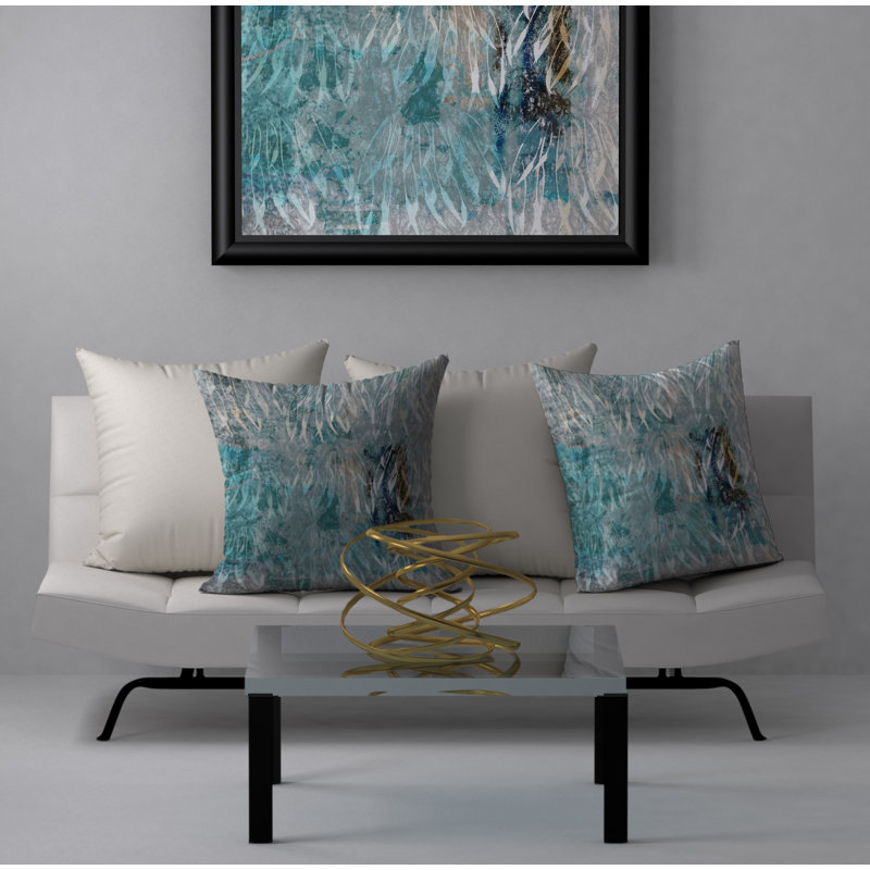 Housse de coussin carrée/insert, 18 po x 18 po