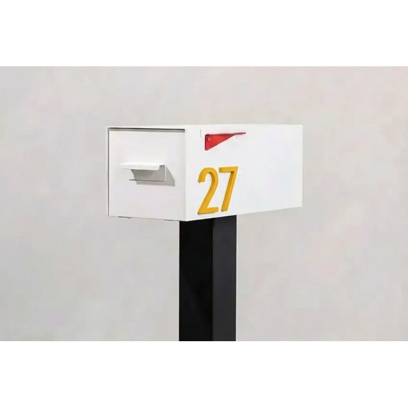 La boîte aux lettres postale, Doré / Blanc, Oui