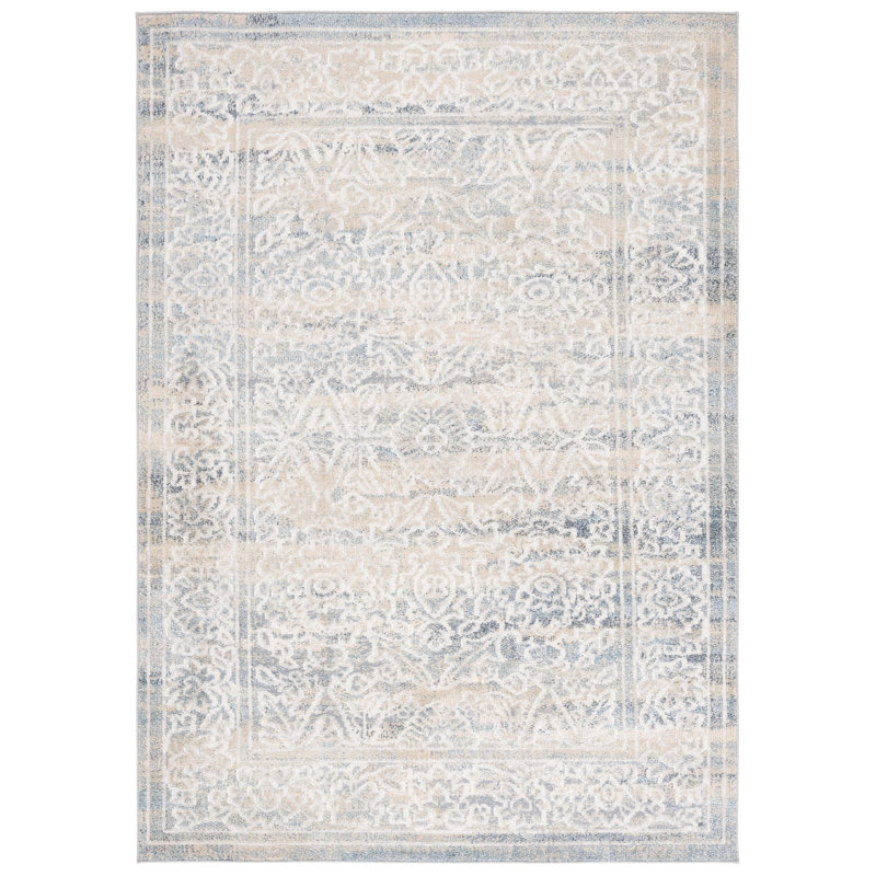 Kipenie Performance Performance Oriental Rug, Rectangle 9' x 12'
