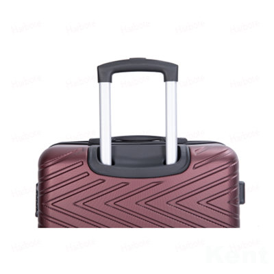 valise à bagages 4 pièces en ABS léger avec roues rotatives, 24 pouces et 28 pouces avec verrou TSA, (16/20/24/28)