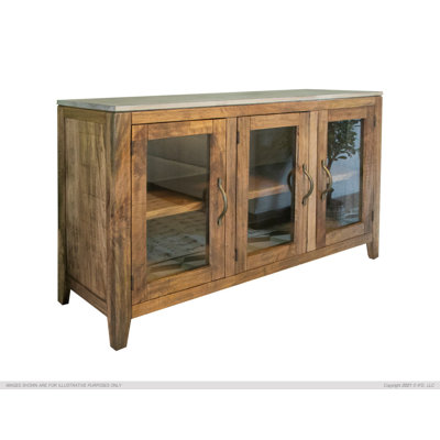 Kashaunda 56.5'' Solid Wood Console Table