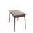 Contemporary Dining Table Solid Wood Rectangle Melamine Mdf