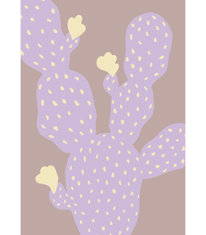 Cactus, 91.44cm H x 60.96cm W, Lilac