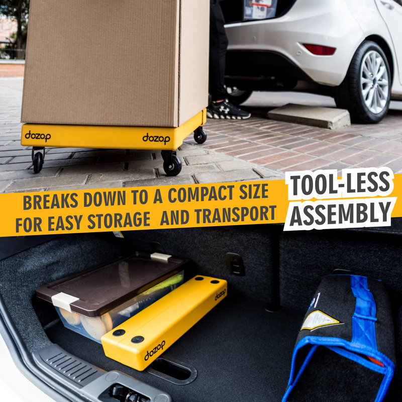 Compact Dolly Dozop Portable Multipurpose Cart - Lightweight & Heavy Duty Handtruck/Push Trolley