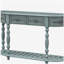 Canapé console 52 po moderne et contemporain avec table courbée pour hall d'entrée avec 4 tiroirs et 1 tablette-163023520-163023523
