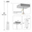 Square Crystal Column Glass Chandelier-129036986-129036984
