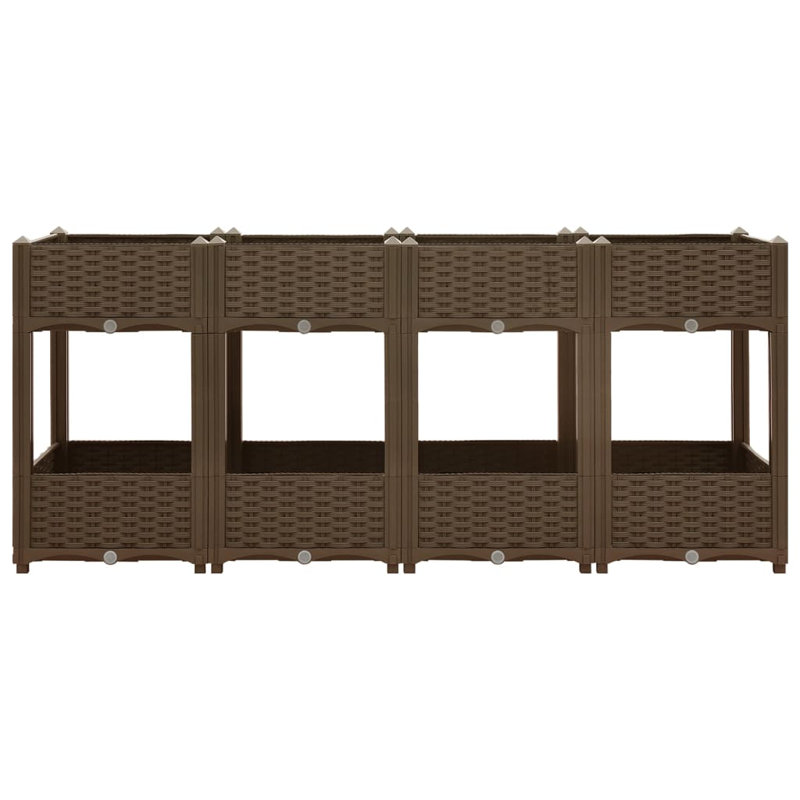 Rosharon Raised Garden Bed, Brown