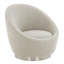 Fauteuil demi-tonneau pivotant de 32 cm Teston-180680853-182708471