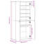 20 Pair Shoe Storage Cabinet-114308517