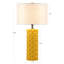 Lampe de table géométrique en céramique