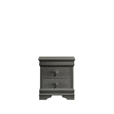 Table de chevet 2 tiroirs Blaze