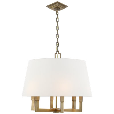 Chapman & Myers Square Tube Hanging Shade