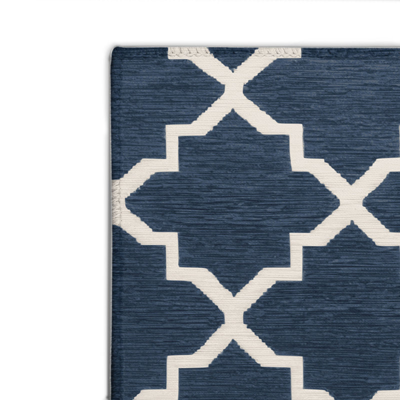 Tapis gris intérieur et extérieur Trellis, Rectangulaire 2 pi x 3 pi