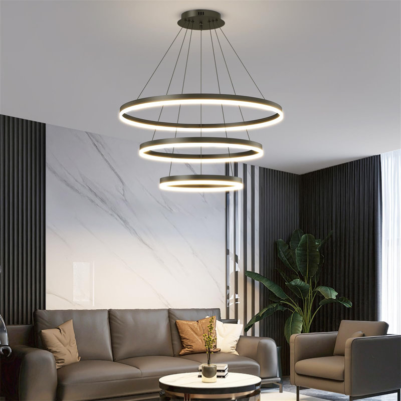 3 - Light LED Chandelier