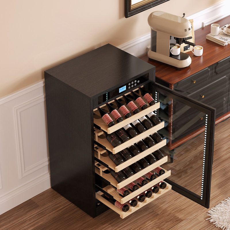 Armoire à vin DEL à écran tactile à température constante