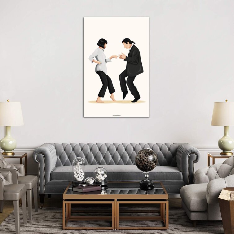  Pulp Fiction ' - Wrapped Canvas Print East Urban Home Format: Wrapped Canvas, Size: 60 H x 40 W x 1.5 D, Mat Color: No Mat