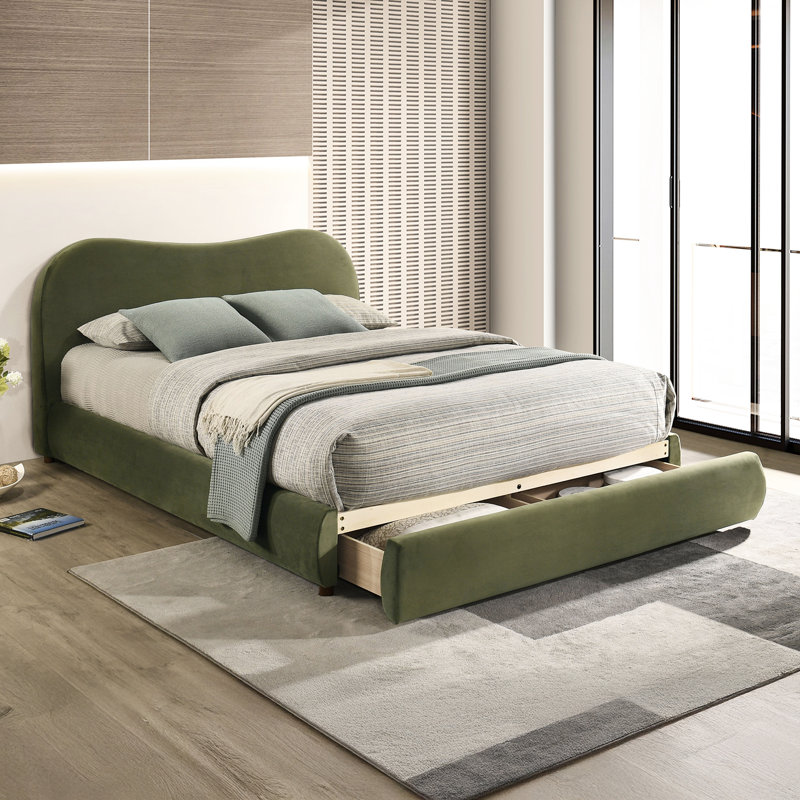 Lit très grand Eastern, King, Olive Green