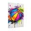 Abstract Colourful Basketball With Paint Splashes And Graffiti-867458541